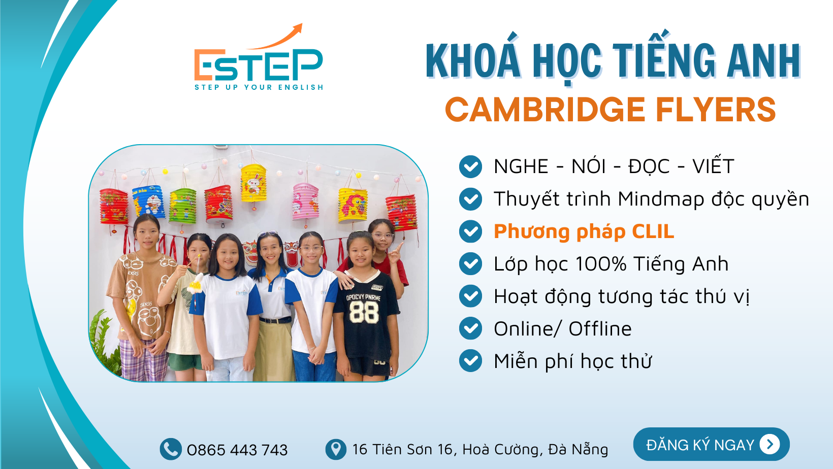 Khóa Học Tiếng Anh Cambridge Flyers Cho Trẻ 9-11 Tuổi 