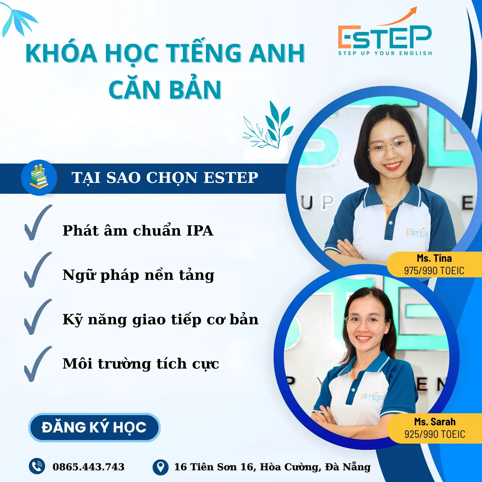 Lợi ích tham gia khóa học tiếng anh căn bản cho người mới bắt đầu tại Đà Nẵng của Anh ngữ ESTEP