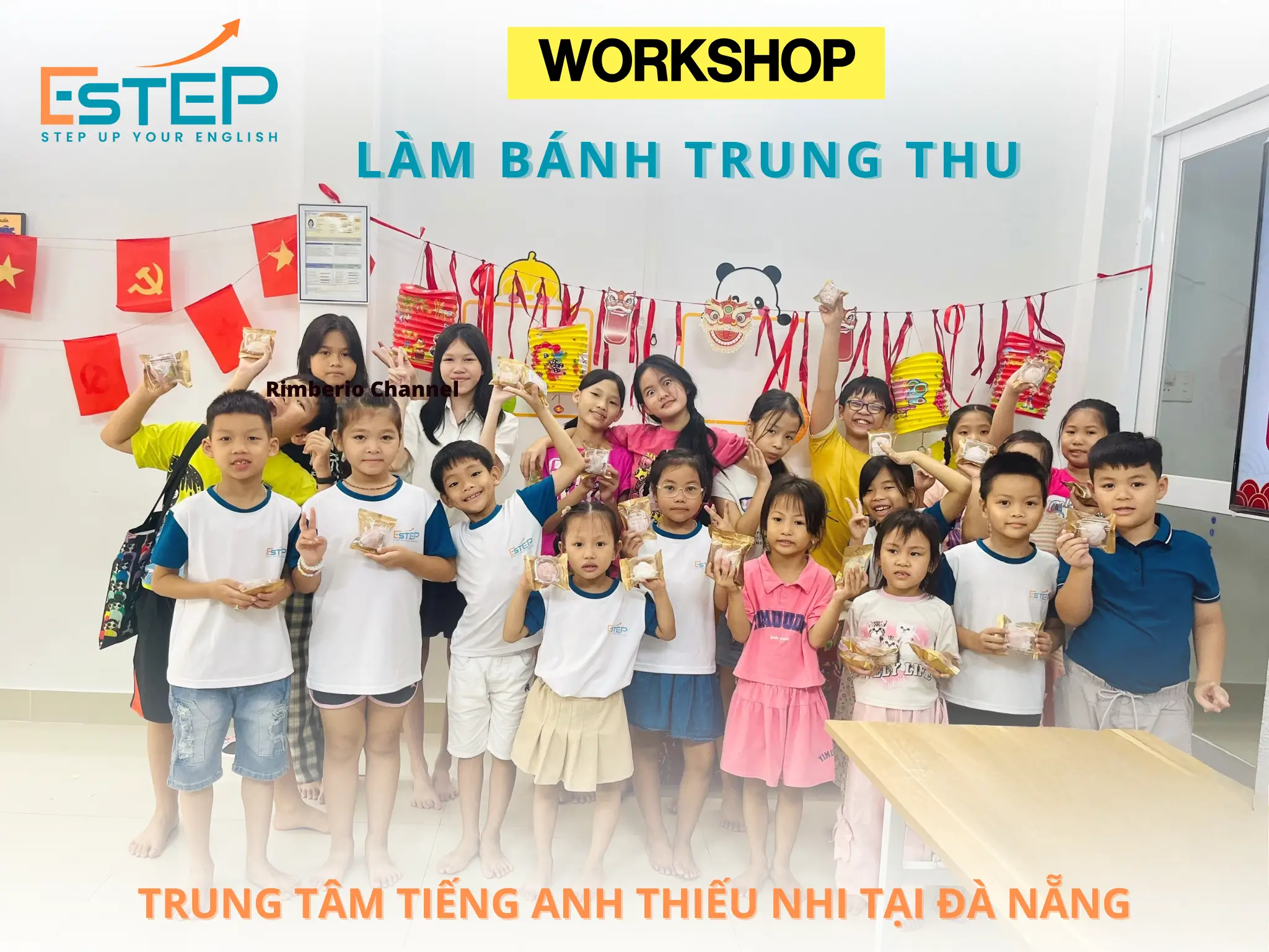Workshop Làm Bánh Trung Thu Miễn Phí Cùng Anh Ngữ ESTEP 2025