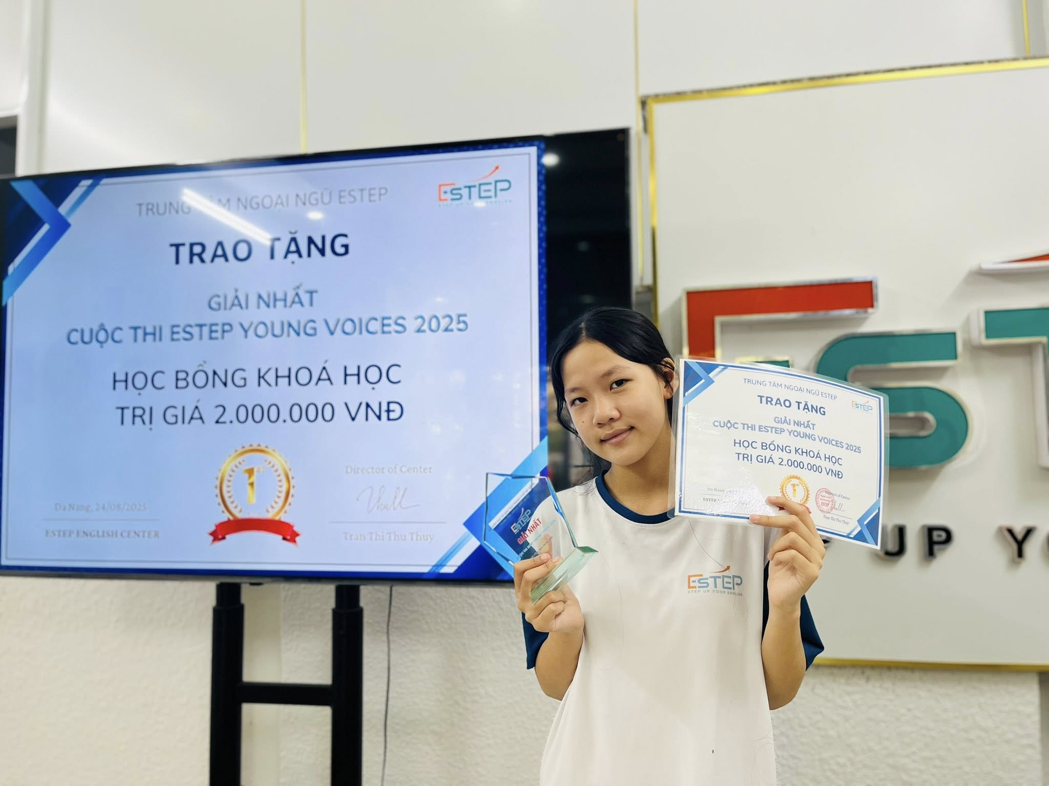 Danh sách những thí sinh xuất sắc cuộc thi thuyết trình tiếng Anh ESTEP your Voices 2025