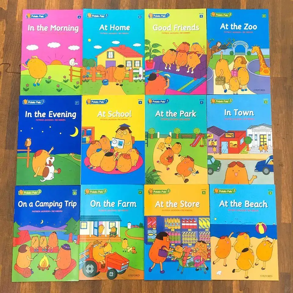 Bộ sách dạy tiếng Anh cho trẻ Potato pals 12 cuốn