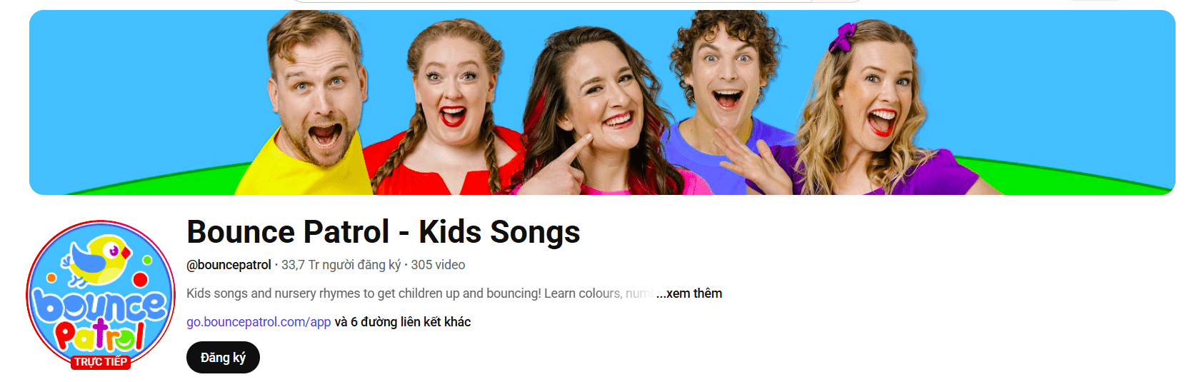 Bounce Patrol - Kids Songs: Kênh youtube cho trẻ học tiếng Anh tại nhà