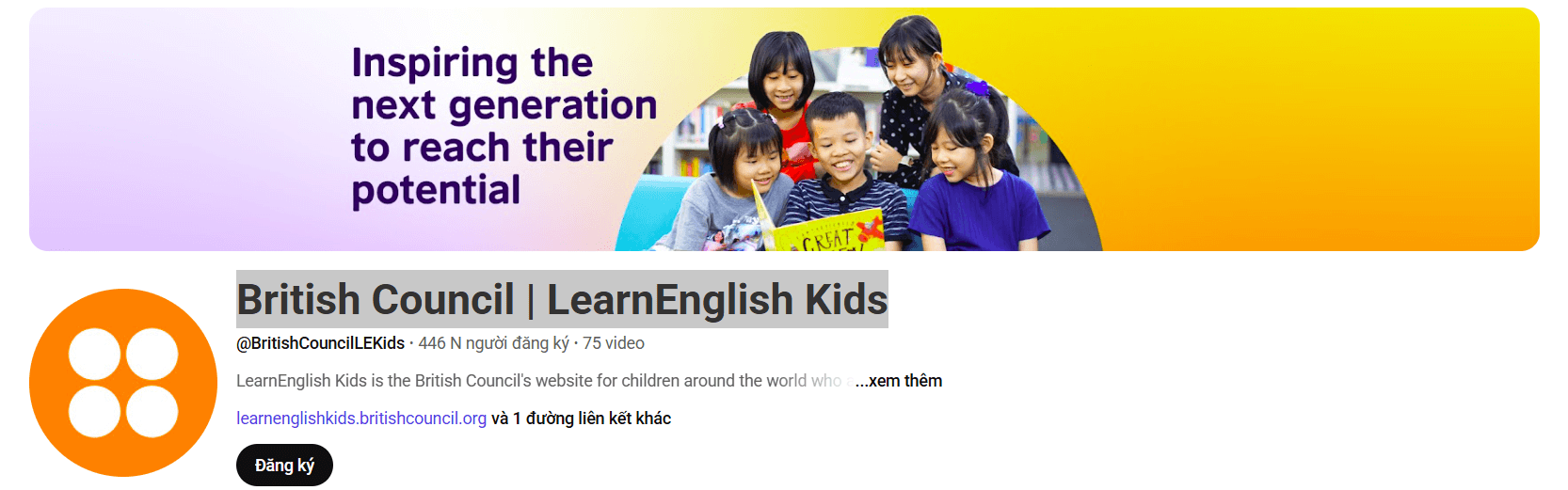 British Council | LearnEnglish Kids: Kênh youtube cho trẻ học tiếng Anh hiệu quả tại nhà