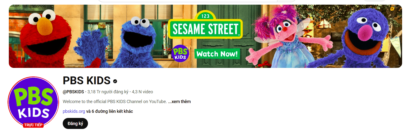PBS KIDS: Kênh youtube cho trẻ học tiếng Anh hiệu quả tại nhà