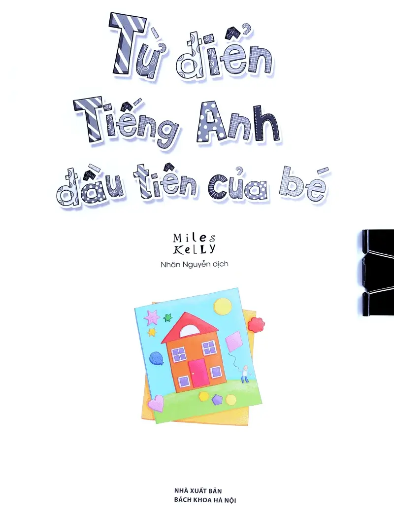 Sách học tiếng Anh cho bé 3 tuổi Từ điển tiếng Anh đầu tiên của bé  