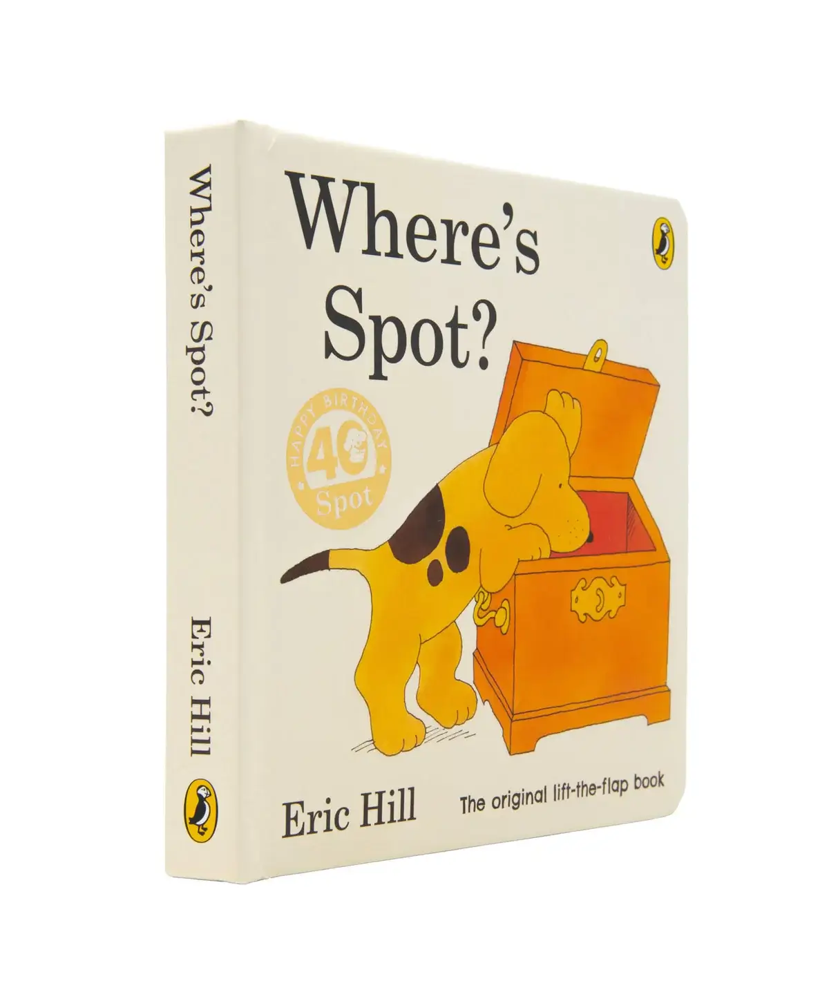 Where’s Spot? – Eric Hill là cuốn sách tiếng anh cho trẻ 3-5 tuổi bố mẹ cần mua