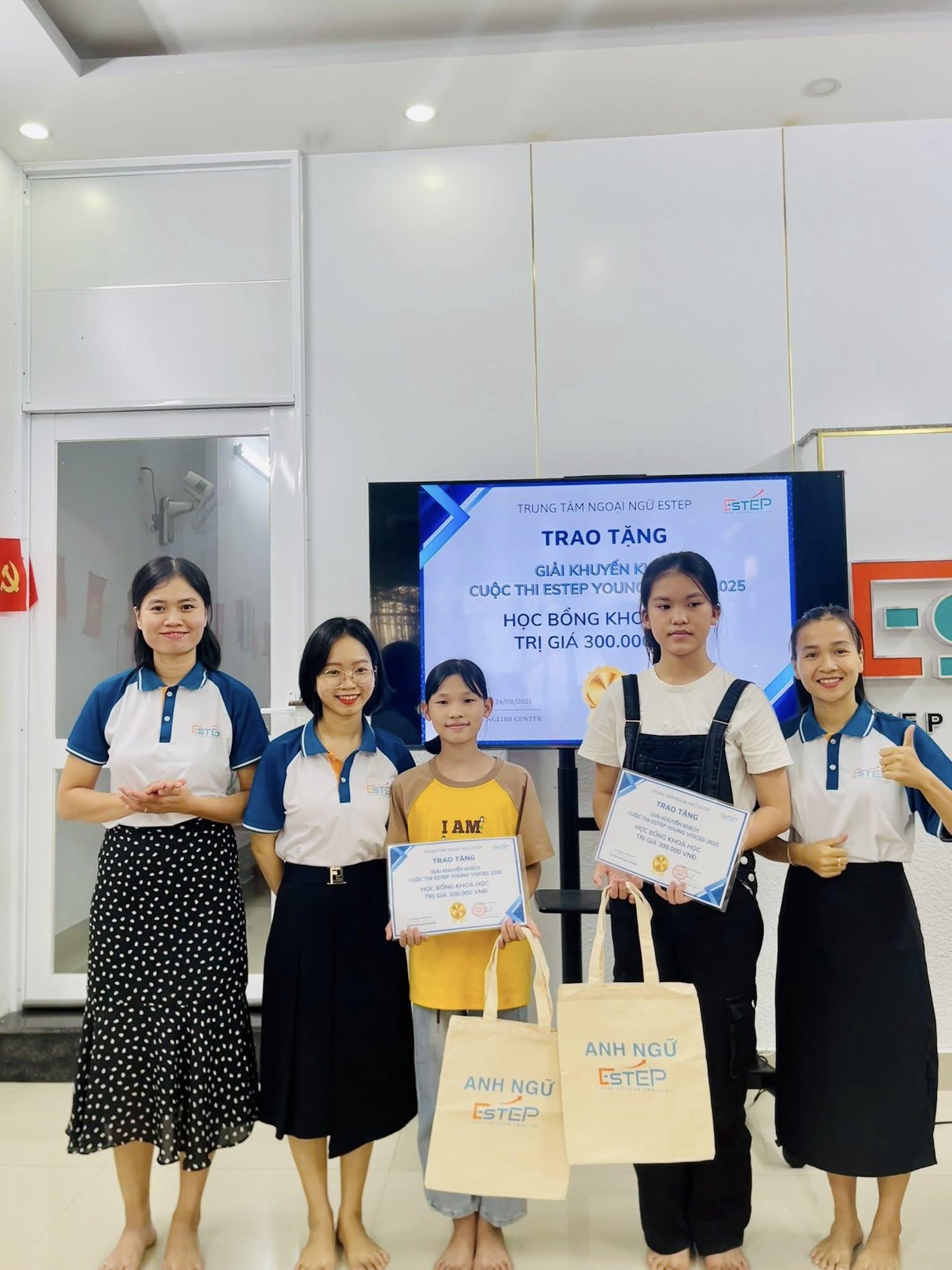 Danh sách những thí sinh xuất sắc cuộc thi thuyết trình tiếng Anh ESTEP your Voices 2025