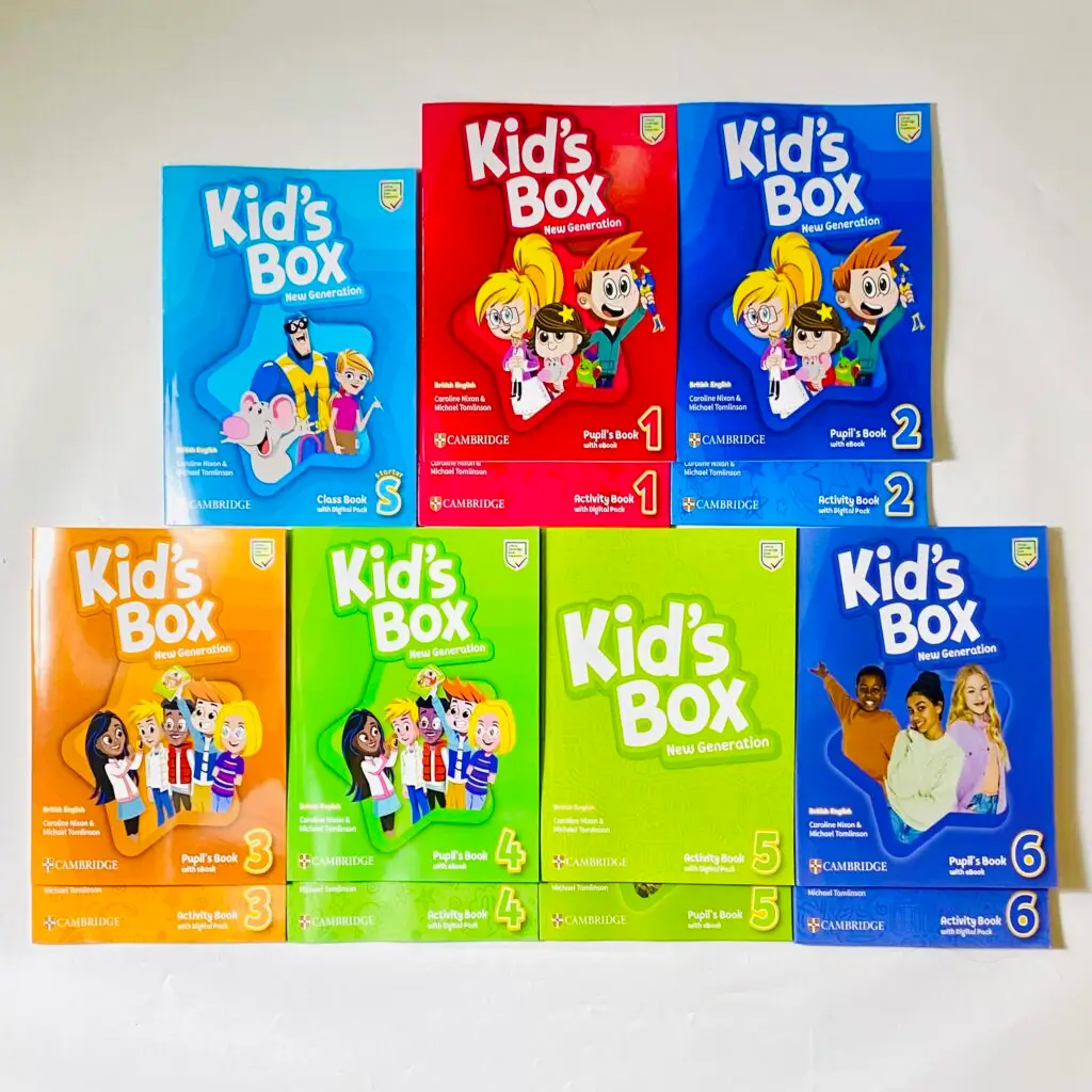Top 31 sách tiếng Anh cho trẻ 3-5 tuổi - bộ sách kids box