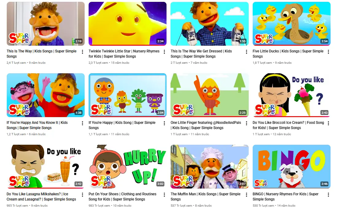 Super simple songs kids song